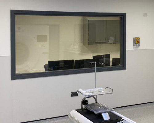 X-ray Protective observation window